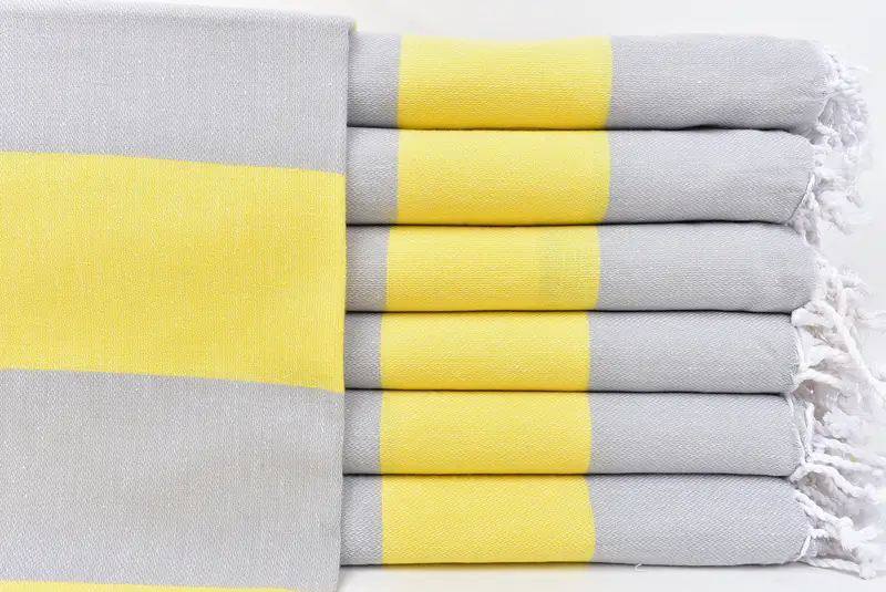 Personalized Turkish Towel, Lightweight towel, Best Beach Towel, 70x40 Cotton Striped Towel, Embroidered Turkish Towel, Personalized Gift For Him - 1