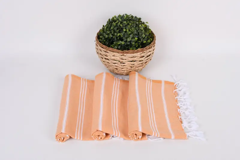 Özel El Havlusu, Kişiselleştirilmiş Mutfak Havlu, Monogram Havlu, Yaz Havlusu, Damat Hediyesinin Annesi, 40x24 Pamuklu Çizgili Havlu, Düğün Favorları - 8