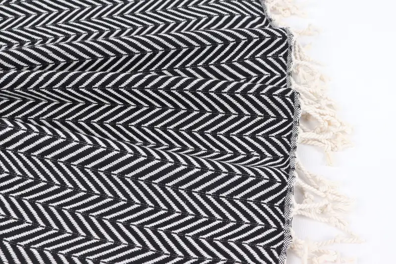 Home Decor Gifts, 70x40 Cotton Zig zag Towel, Organic towel, Summer Gift Ideas, Monogram Beach Towel, Bridemaids Beach Towel, Welcome Wedding Gift - 8