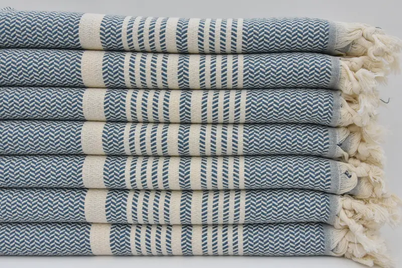 Personalized Gift For Him, 70x40 Cotton Striped Towel, Pool Towels, Monogram Turkish Towel, Embroidered Towel, Best Friend Gift, Bachelorette Towel - 1