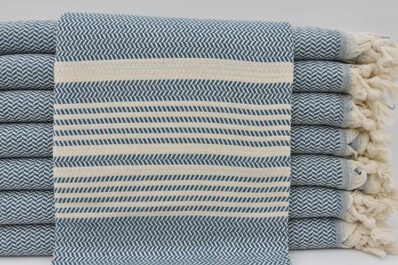 Personalized Gift For Him, 70x40 Cotton Striped Towel, Pool Towels, Monogram Turkish Towel, Embroidered Towel, Best Friend Gift, Bachelorette Towel - 4