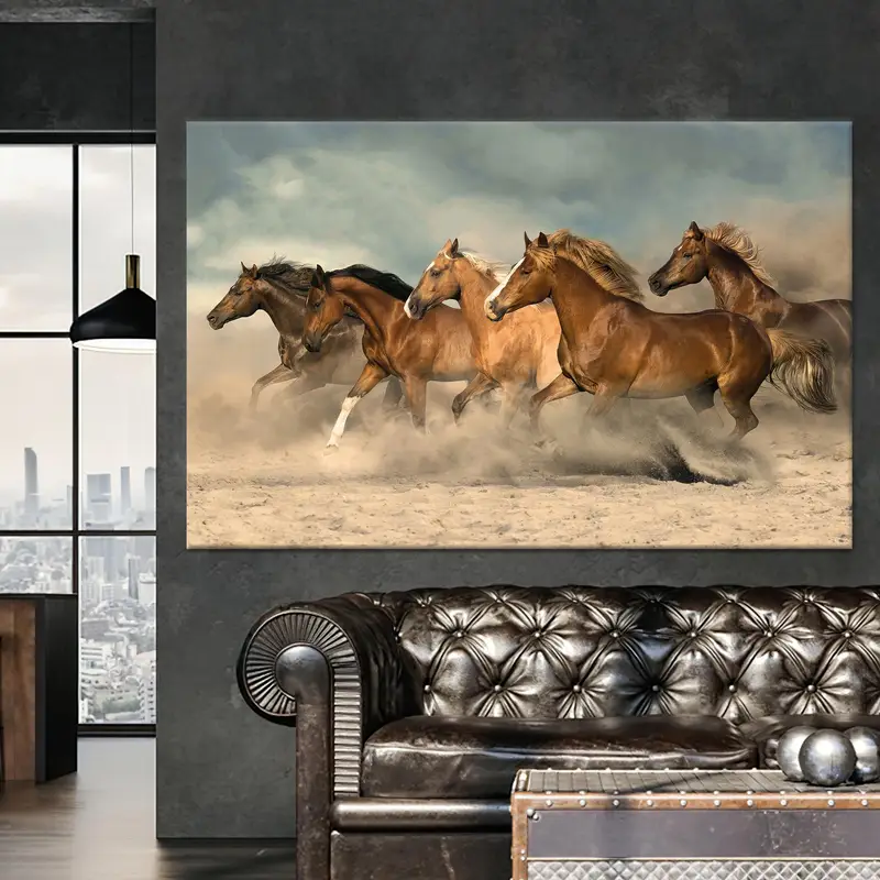 Elegante Pferdeleinwand: Perfektes Geschenk für Pferdeliebhaber