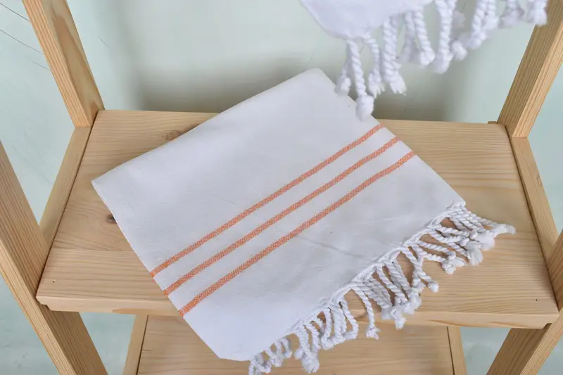 Turkish Tea Towel, Turkish Towel Monogram, Monogram Kitchen Towel, Personalized Dish Towel, Gift For Coworker, 40x24 Cotton Striped Towel - 5