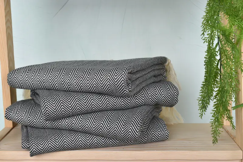 70x40 Cotton Herringbone Towel, Large Turkish Towel, Bachelorette Party Gifts Bridesmaids, Holiday Towel, Bridal Shower Favor, Lightweight towel - 7
