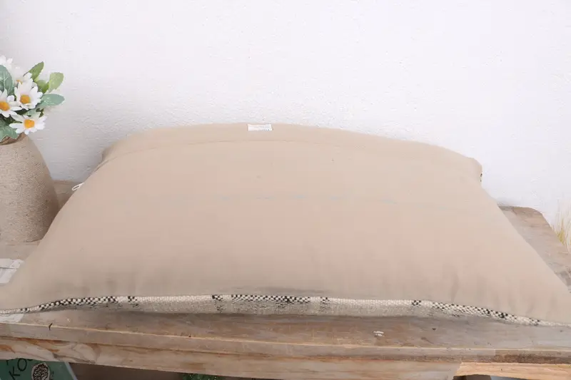 Kilim Pillow Cover, Cushion Case, Floor Pillow Case, Vintage Kilim Pillow, Sofa Pillow, 12x20 White Pillow, Couch Cushion, Antique Pillows - 7