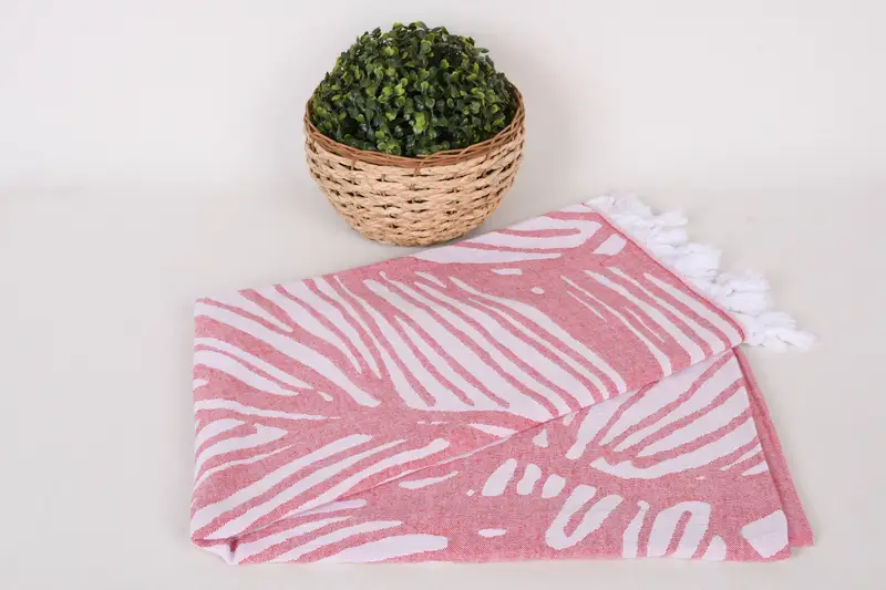 Turkish beach towel with fringe, Bridesmaid Gifts, Custom Gift, Custom Wedding Gift, Memorial Gift, Spa Gift Towel, 70x40 Cotton Floral Design Towel - 5