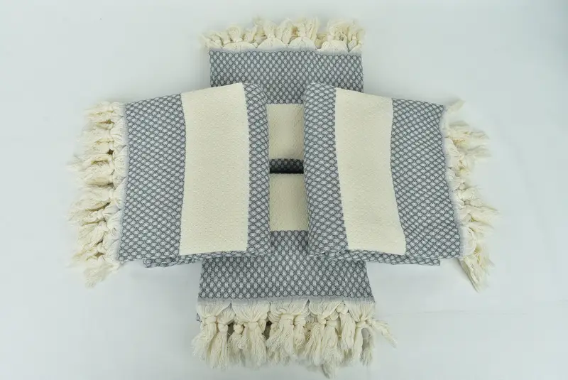 Sand-resistant Turkish towel for the beach, Quick-Dry Beach Towel, Welcome Wedding Gift, Gift For Him, Beach towel, 68x36 Cotton Geometric Towel - 6