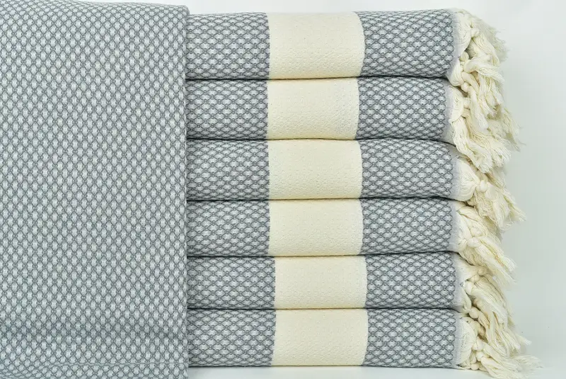 Sand-resistant Turkish towel for the beach, Quick-Dry Beach Towel, Welcome Wedding Gift, Gift For Him, Beach towel, 68x36 Cotton Geometric Towel - 1