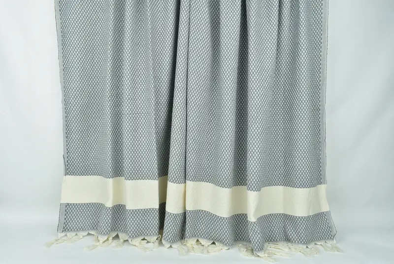 Sand-resistant Turkish towel for the beach, Quick-Dry Beach Towel, Welcome Wedding Gift, Gift For Him, Beach towel, 68x36 Cotton Geometric Towel - 8