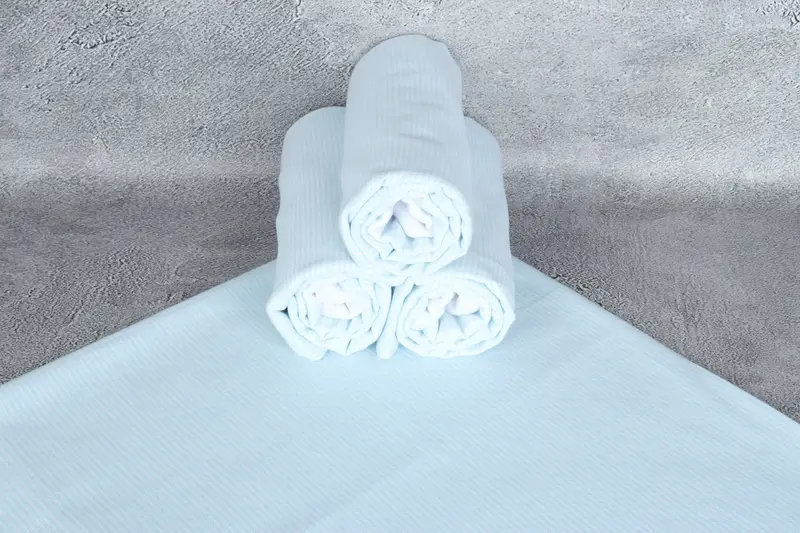 Spa Towel, 70x40 Cotton Striped Towel, Personalized Turkish Towel, Embroidered Towel, Home Gift, Family Gift Basket, Lightweight towel - 7
