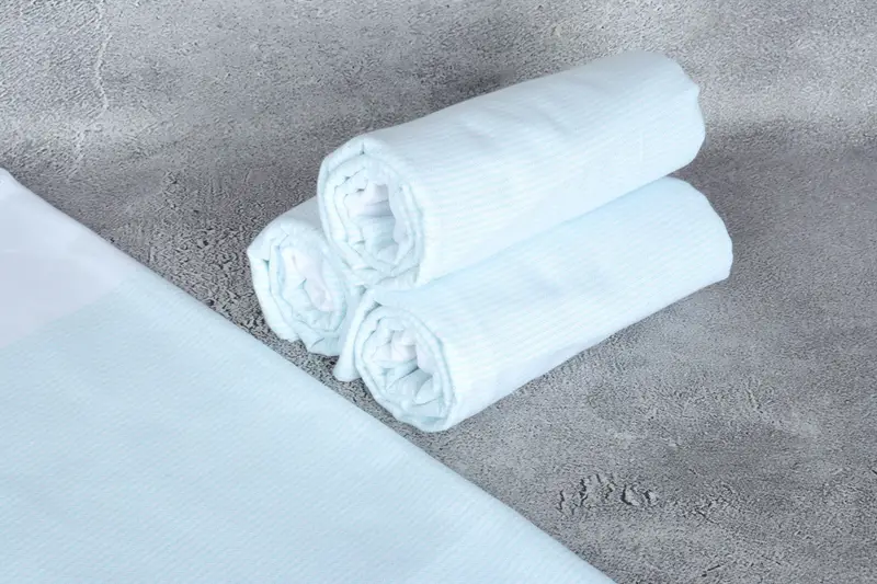 Spa Towel, 70x40 Cotton Striped Towel, Personalized Turkish Towel, Embroidered Towel, Home Gift, Family Gift Basket, Lightweight towel - 8