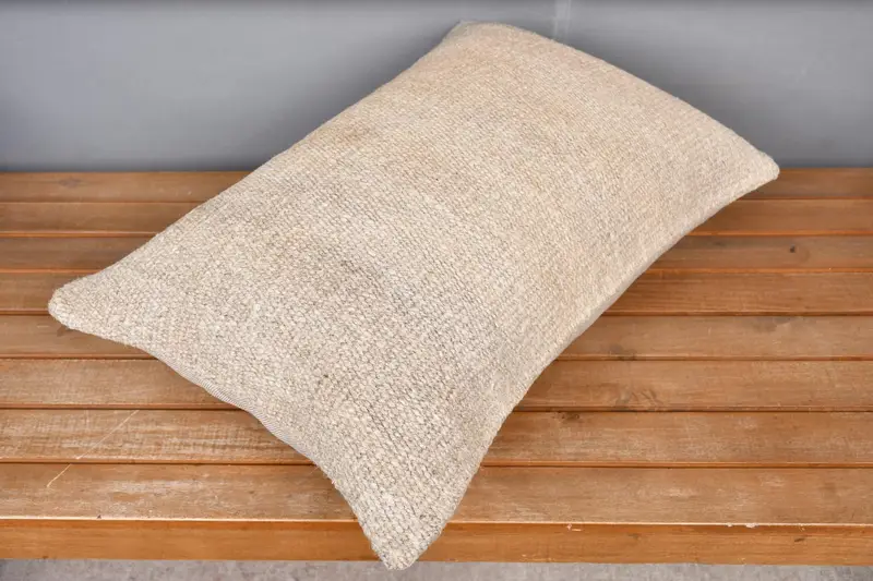 Interior Designer Pillow, 16x24 Beige Cushion Case, Farmhouse Pillow, Pillow Case, Gift Pillow, Christmas Cushion, Antique Pillows - 2
