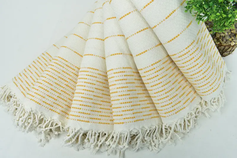 Wedding Shower Gift, Sand-resistant towel, 70x38 Cotton Striped Design Towel, Absorbent towel, Best Friend Gift, Mexico Bachelorette Party Gifts - 4