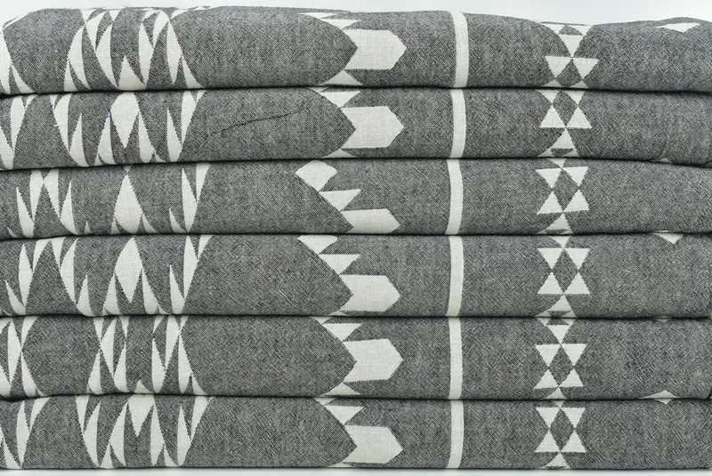 70x60 Cotton Geometric Towel, Bachelorette Large Towel, Bedspread, Personalized Blanket, Home Decor Gifts, Halloween Blanket, Woven Blanket - 3