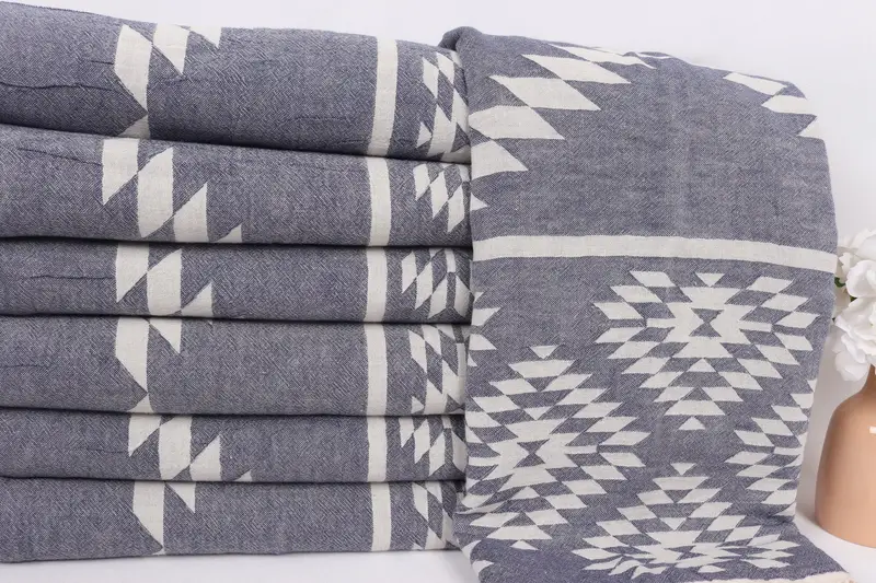 Throw Blanket Couch, Employee Gifts, Halloween Bachelorette Party, Turkish Blanket, Turkish Bedspread, Housewarming Gift, 84x56 Cotton Kilim Towel - 2