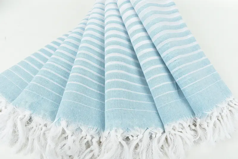 Custom Towel, 70x40 Cotton Striped Towel, Monogram Towels, Bath towel, Turkish Towel USA, Guest Towel, Personalised Gift, Bridesmaid Towel - 8