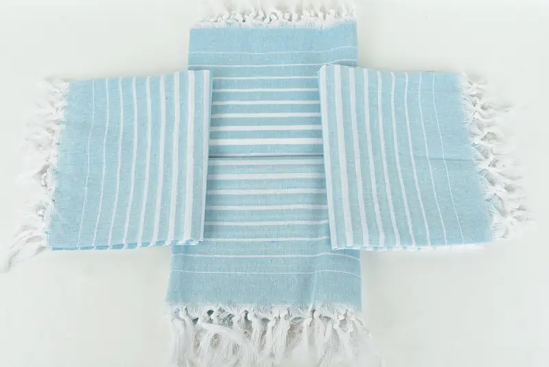 Custom Towel, 70x40 Cotton Striped Towel, Monogram Towels, Bath towel, Turkish Towel USA, Guest Towel, Personalised Gift, Bridesmaid Towel - 11