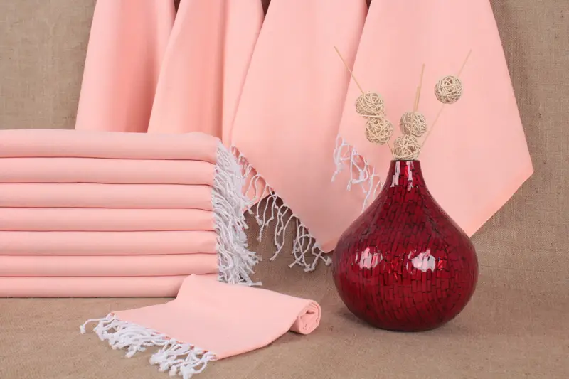 Dish Towel Solid Cotton Beige, 24x36 Inches