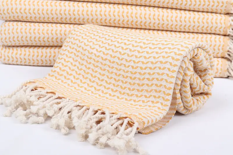 Personalized Beach Towel, Custom Beach Towel, Home Gift, Personalized Wedding Gift, Turkish Beach Towel Monogram, 70x40 Cotton Diamond Towel - 4