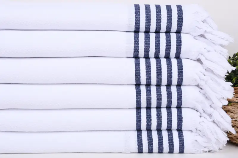 Soft towel, 70x40 Cotton Striped Towel, Employee Gifts, Personalized Beach Towel, Monogrammed Turkish Towel, Bachelorette Party Decorations - 2