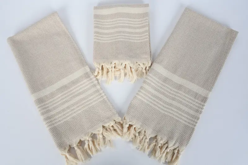 Kişiselleştirilmiş Mutfak Havlu, Türk Havlu Monogram, Düğün Hediyeleri Havlu, Türk Çay Havlusu, Kişiselleştirilmiş El Havlusu, 40x18 Pamuklu Çizgili Havlu - 6