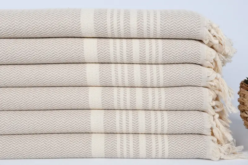 Kişiselleştirilmiş Mutfak Havlu, Türk Havlu Monogram, Düğün Hediyeleri Havlu, Türk Çay Havlusu, Kişiselleştirilmiş El Havlusu, 40x18 Pamuklu Çizgili Havlu - 2