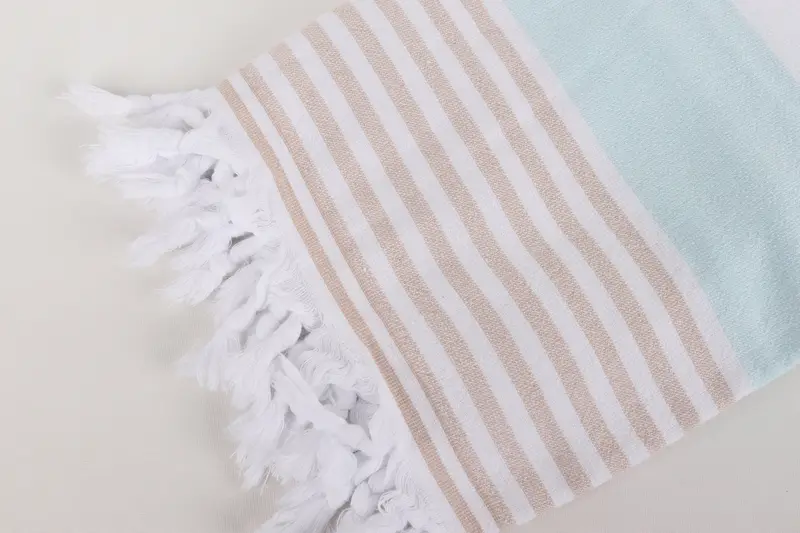 Bachelor Party Gifts, Pool Towels, Hammam towel, Turkish Towel Beach Towel, Cotton towel, Quick-Dry Beach Towel, 68x36 Cotton Striped Terry Towel - 7