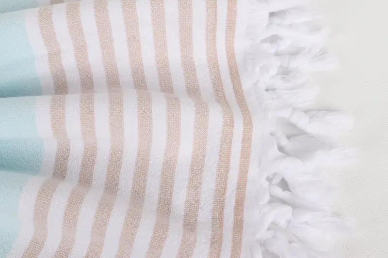 Bachelor Party Gifts, Pool Towels, Hammam towel, Turkish Towel Beach Towel, Cotton towel, Quick-Dry Beach Towel, 68x36 Cotton Striped Terry Towel - 8