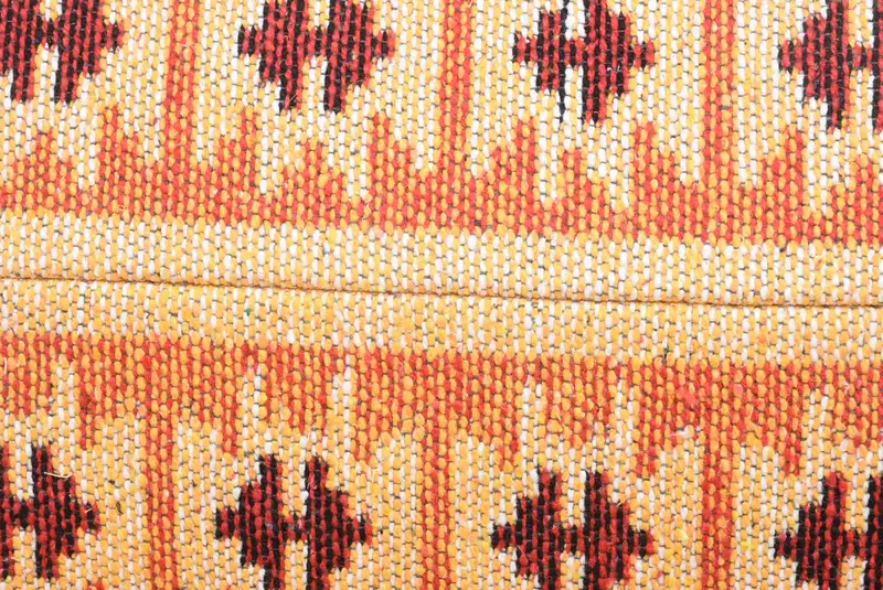 16x43 Orange Cushion Cover, Christmas Cushion, Cushion Cover, Aztec Cushion, Turkish Kilim Pillow, Handmade Kilim Cushion, Home Decor Pillow - 3