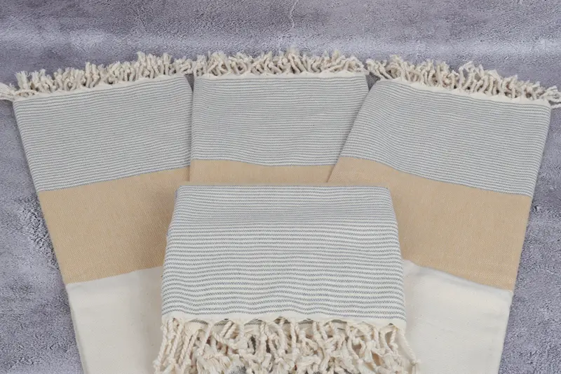 Christmas Favors, Bulk Order Towel, Girl Trip Party Favor, Personalized Wedding Gift, Sand-free towel, Luxury towel, 70x40 Cotton Striped Towel - 4