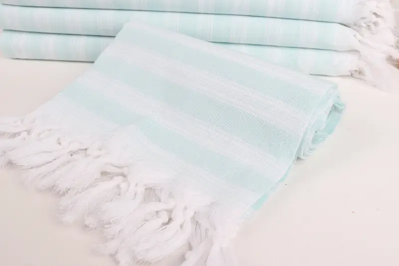Organic Cotton Towel, Personalized Beach Towel, 70x40 Cotton Striped Towel, Quick-dry peshtemal, Personalized Gift, Bride Gift, Gift For Wedding Day - 4