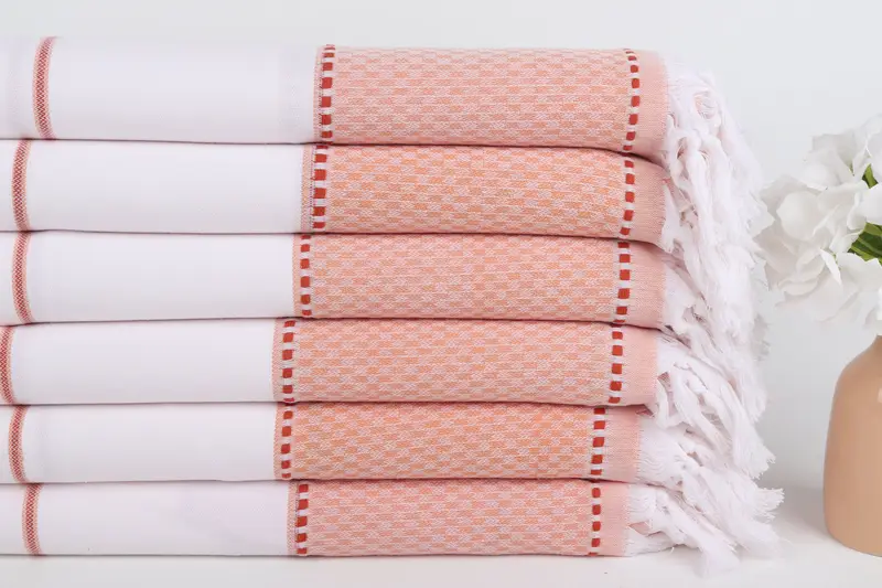 70x40 Cotton Striped Towel, Bachelorette Gifts, Thin and lightweight Turkish peshtemal, Bachelorette Party Decorations, Spa Gift, Peshtemal Towel - 3