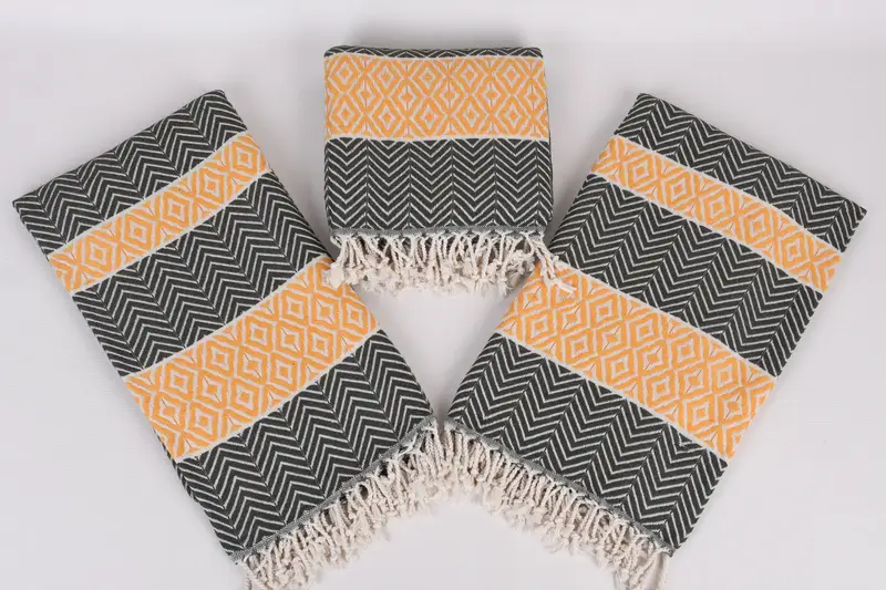 Merry Christmas Gifts, 70x40 Cotton Chevron Towel, Custom Gift, Beach Towel Bulk, Bachelor Towel, Beach Towel Monogram, Peshtemal Towel - 6
