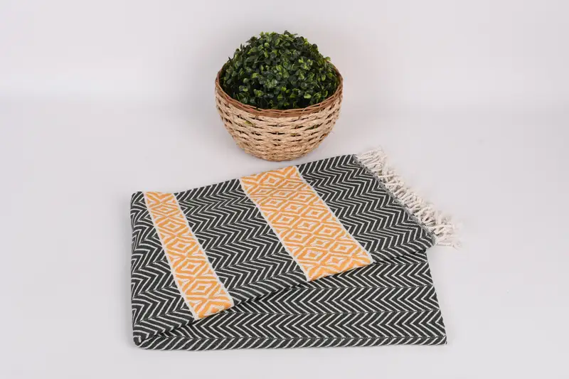 Merry Christmas Gifts, 70x40 Cotton Chevron Towel, Custom Gift, Beach Towel Bulk, Bachelor Towel, Beach Towel Monogram, Peshtemal Towel - 4