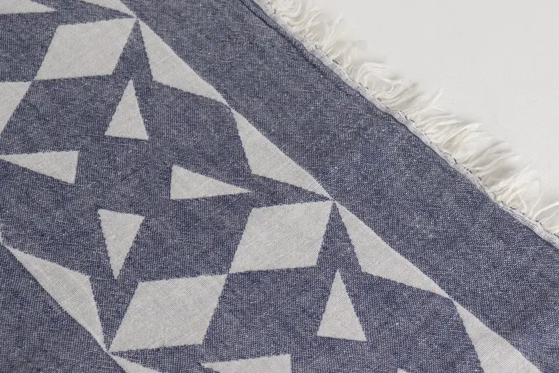 Personalised Gift, Travel towel, Summer Gift, Monogram Turkish Bath Towel, Handmade Gift, Decorative Towel, 68x36 Cotton Compass Rose Design Towel - 6