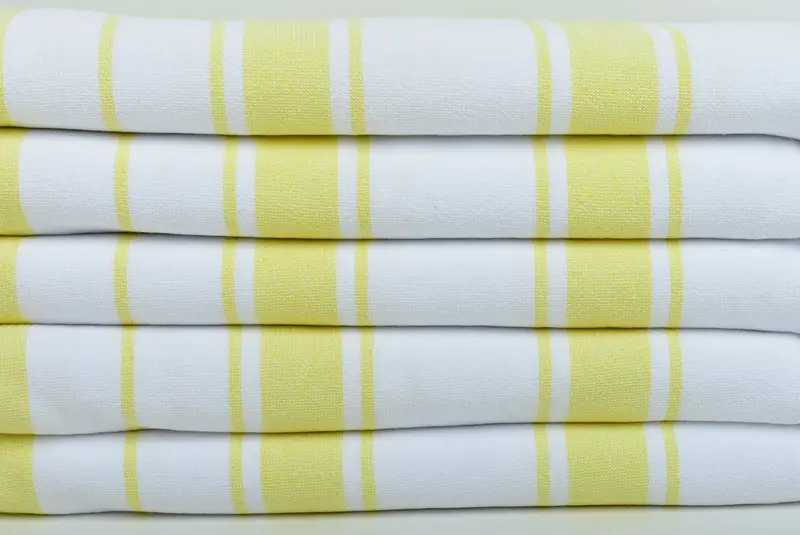 Organic towel, First Wedding Anniversary Gift, 68x36 Cotton Striped Terry Towel, Best Friend Gift Ideas, Personalized Wedding Gift, Custom Gift - 2