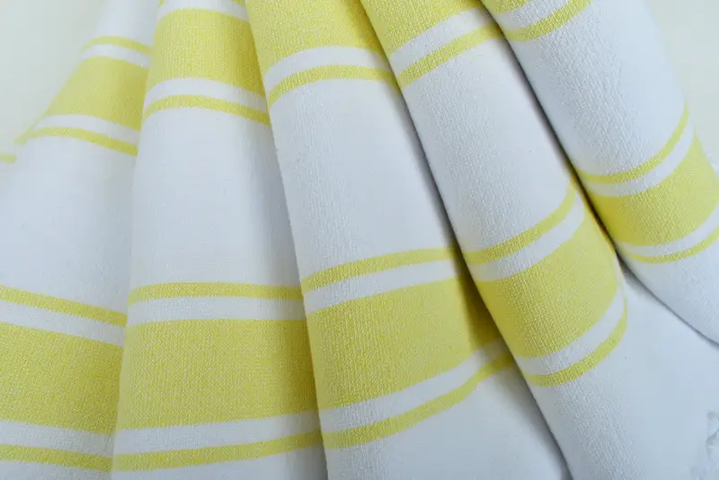 Organic towel, First Wedding Anniversary Gift, 68x36 Cotton Striped Terry Towel, Best Friend Gift Ideas, Personalized Wedding Gift, Custom Gift - 5