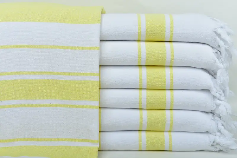 Organic towel, First Wedding Anniversary Gift, 68x36 Cotton Striped Terry Towel, Best Friend Gift Ideas, Personalized Wedding Gift, Custom Gift - 1