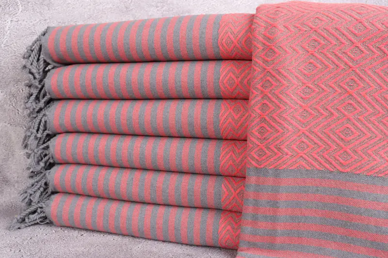 Organic Beach Towel Turkish Cotton Beige, 40x71 Inches