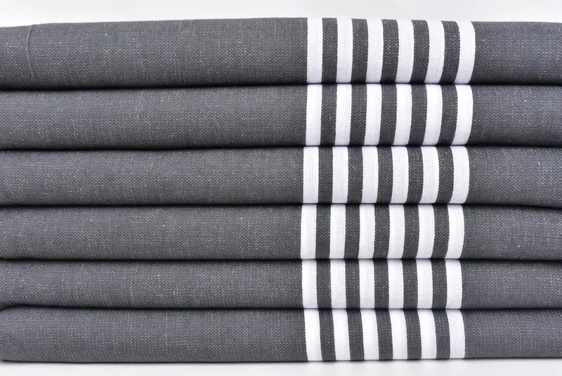 Spa Towel, 70x40 Cotton Striped Towel, Employee Gifts, Personalized Gifts, Organic Towel, Monogrammed Beach Towel, Bridesmaid Gifts, Travel Towel - 2