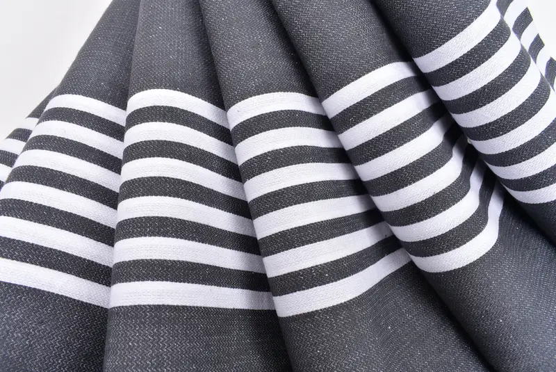 Spa Towel, 70x40 Cotton Striped Towel, Employee Gifts, Personalized Gifts, Organic Towel, Monogrammed Beach Towel, Bridesmaid Gifts, Travel Towel - 5