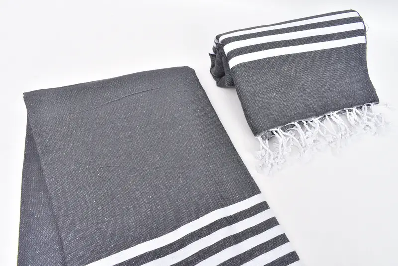 Spa Towel, 70x40 Cotton Striped Towel, Employee Gifts, Personalized Gifts, Organic Towel, Monogrammed Beach Towel, Bridesmaid Gifts, Travel Towel - 7