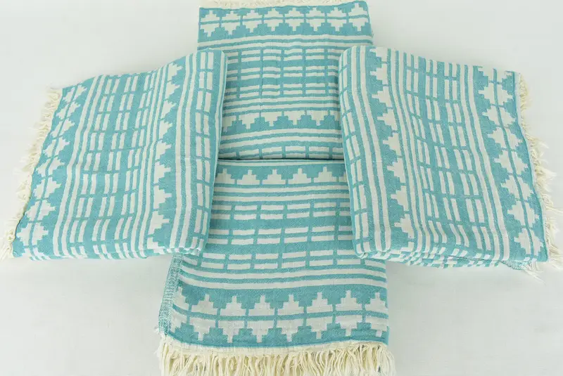 Absorbent Turkish towel, Personalized Wedding Gift, 70x40 Linen Kilim Design Towel, Girls Weekend Getaways Ideas, Absorbent towel, Memorial Gift - 8