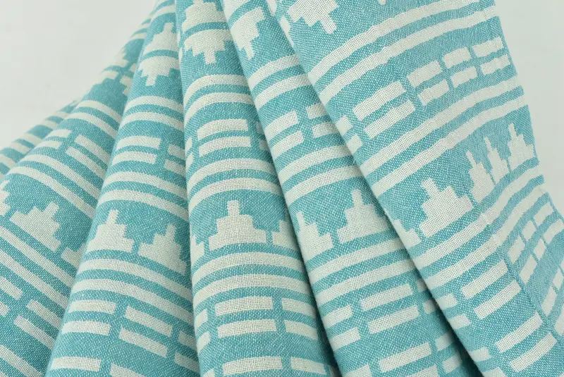 Absorbent Turkish towel, Personalized Wedding Gift, 70x40 Linen Kilim Design Towel, Girls Weekend Getaways Ideas, Absorbent towel, Memorial Gift - 7