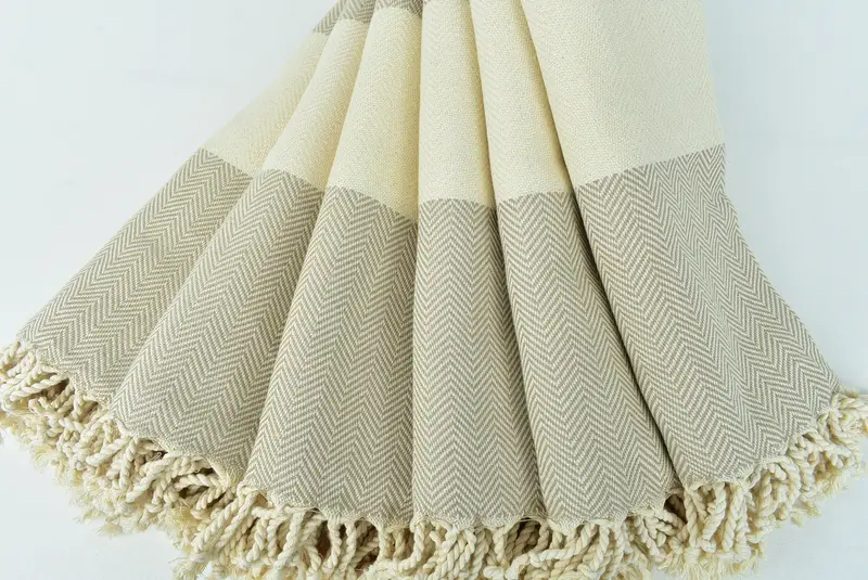 Gift For Boyfriend, Cotton towel, Peshtemal beach towel with unique design, Sand-free towel, 70x40 Cotton Herringbone Towel, Beach Towel Gift - 4