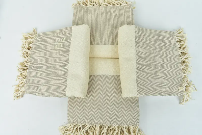 Gift For Boyfriend, Cotton towel, Peshtemal beach towel with unique design, Sand-free towel, 70x40 Cotton Herringbone Towel, Beach Towel Gift - 6
