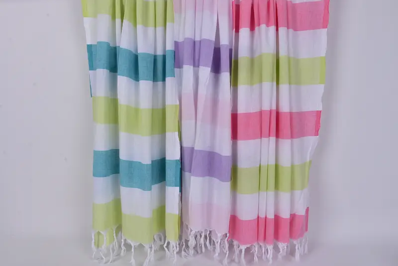 Custom Towel, Gift For Mom, Custom Name Towel, Yoga Towel, Thin towel, Bridesmaid Gifts, Handwoven Turkish bath towel, 70x40 Cotton Striped Towel - 8