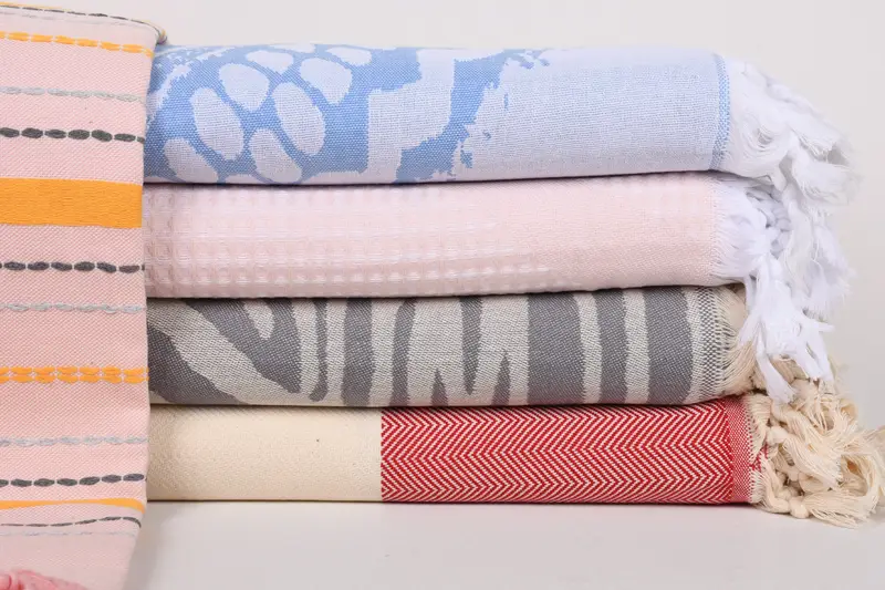 80x60 Cotton Set of 5 Towel, Family Gift Basket, Bridesmaid Gifts, Custom Wedding Gifts, Monogram Blanket, Bachelorette Party Gifts Bridesmaids - 1