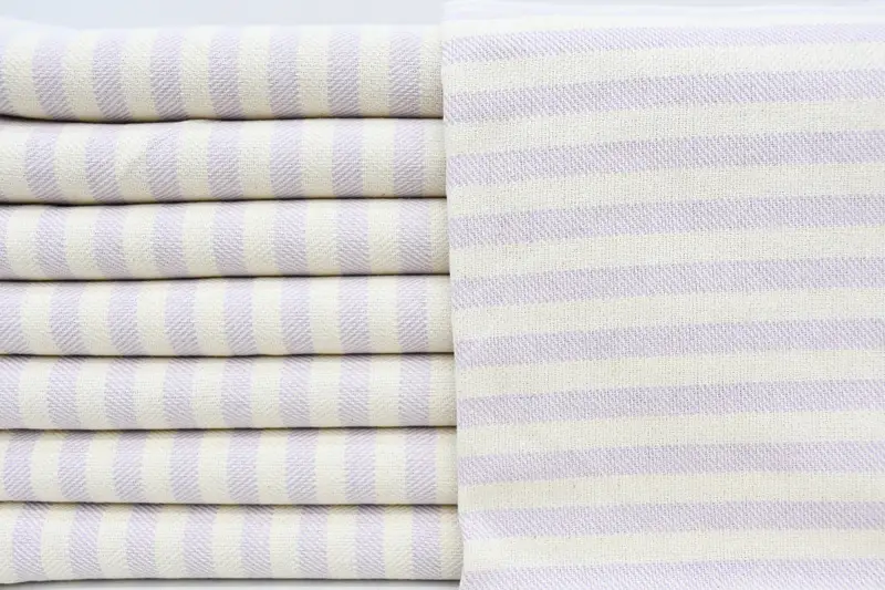 Gift Boxes Towel, Organic Turkish towel, Fouta towel, 70x40 Cotton Striped Towel, Custom Wedding Gifts, Authentic Turkish hammam peshtemal - 1