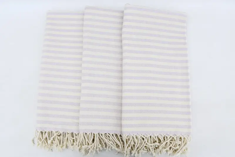 Gift Boxes Towel, Organic Turkish towel, Fouta towel, 70x40 Cotton Striped Towel, Custom Wedding Gifts, Authentic Turkish hammam peshtemal - 3